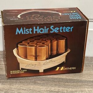 Vintage Northern Mist Hair Setter Hot Rollers. NEW